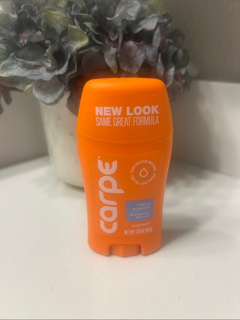 Carpe Fresh Powder Antiperspirant Deodorant Stick - Orange
